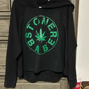 Custom made shirt - Stoner Babe size large hoodie